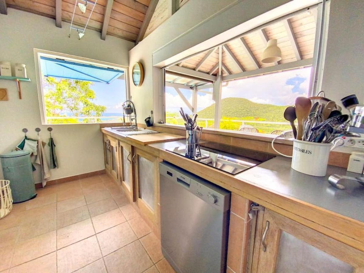 Aquamarine, Private Room In Villa Casa Blue Pool Sea View Koolbaai Exterior photo